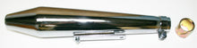 Lataa kuva Galleria-katseluun, Chrome Reverse Cone Shorty Muffler (06-6995)