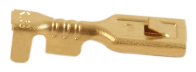 4mm x 16mm Long Small Flat Female Metric Terminals Pk/10 (12-0121)