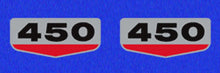 画像をギャラリービューアに読み込む, CB450K 1968-69 Side Cover Decals (73-0673)