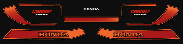 CB900F 1981 Complete Decal Set ~ Black Model (73-0692)