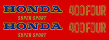 Ladda upp bild till gallerivisning, CB400F 1975-76 Complete Decal Set ~ Light Ruby Red (73-0707)