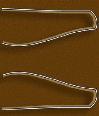 CB550K 1975-76 Gas Tank Stripe Decals (73-0761)