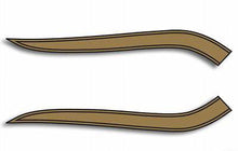 Load image into Gallery viewer, CB750K 1971 Gas Tank Stripe Decals ~ Gold Stripes (73-0768)