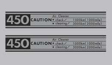 Load image into Gallery viewer, CB450K0 Black Bomber Side Decals (73-0816)
