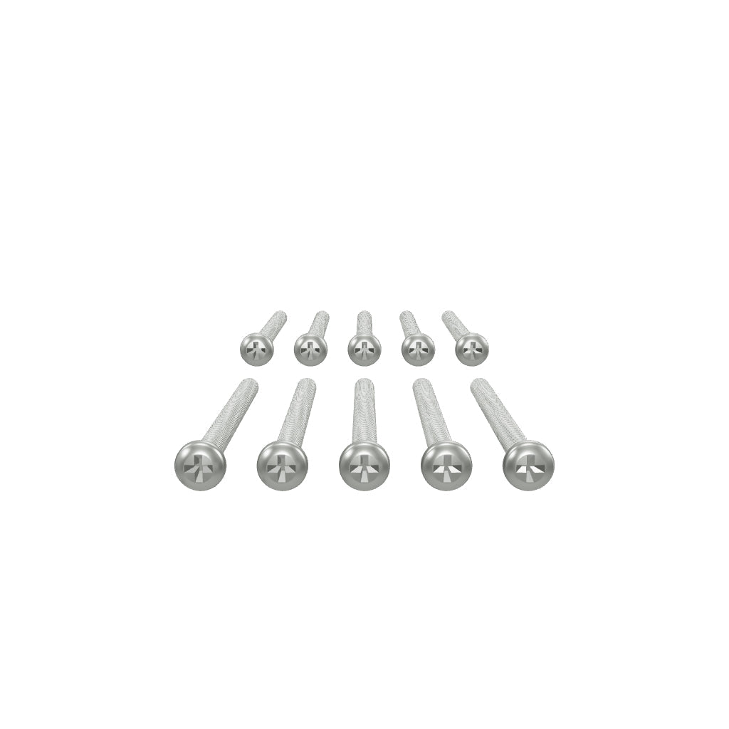 Honda Motorcycle ATV 4 x 55mm Lens Screws Pk/10 - Replaces Honda OEM 93500-04055-4J — approved interactive 3D model (49-0145)