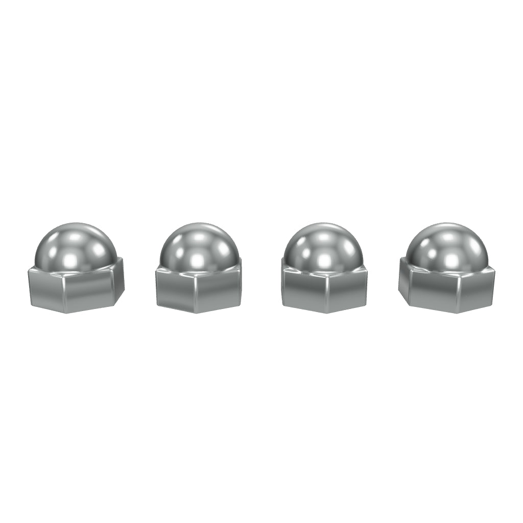 Honda CB750 CB900 Speedo/Tach Cap Nut Set/4 - Replaces Honda OEM 94021-06020 — approved 3D (49-0785)