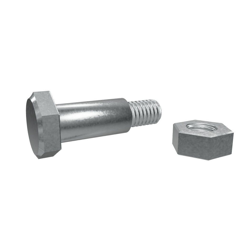 Brake lever pivot bolt and nut set — Interactive 3D model