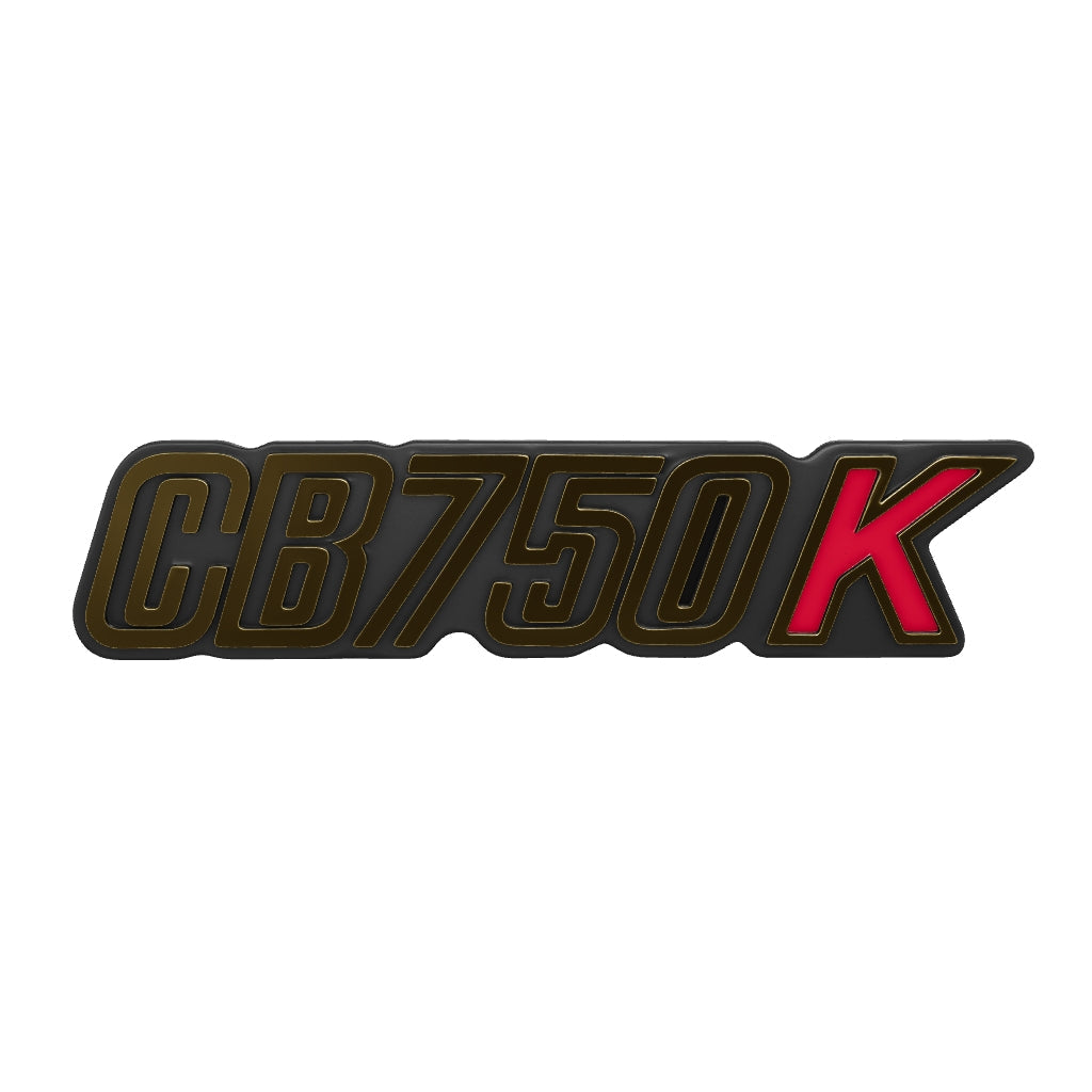 1979-82 Honda CB750K Side Cover Emblem - Replaces Honda OEM 87127-425-670