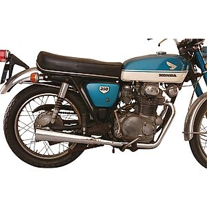 Honda CB350K MAC Chrome 2 into 2 Complete Exhaust System