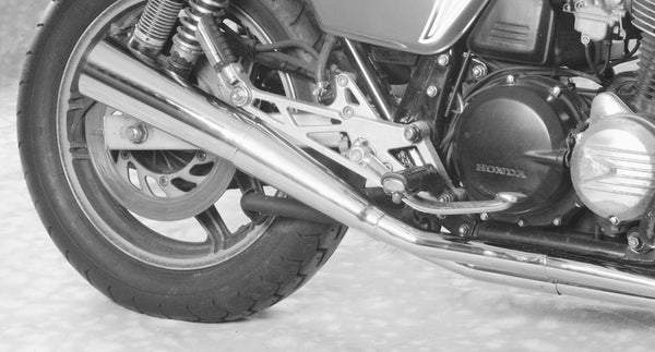 Honda CB750F CB900F CB1100F MAC Chrome Slip-On Megaphone Muffler set of 2