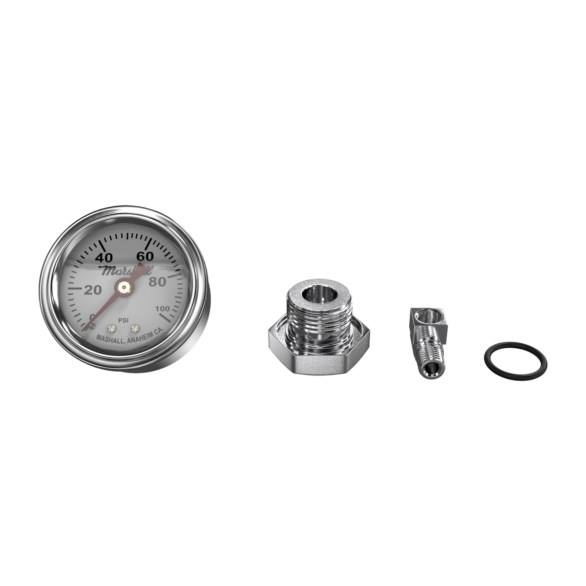 Honda CB750F CB750K Oil Pressure Gauge Assembly White Face Plate