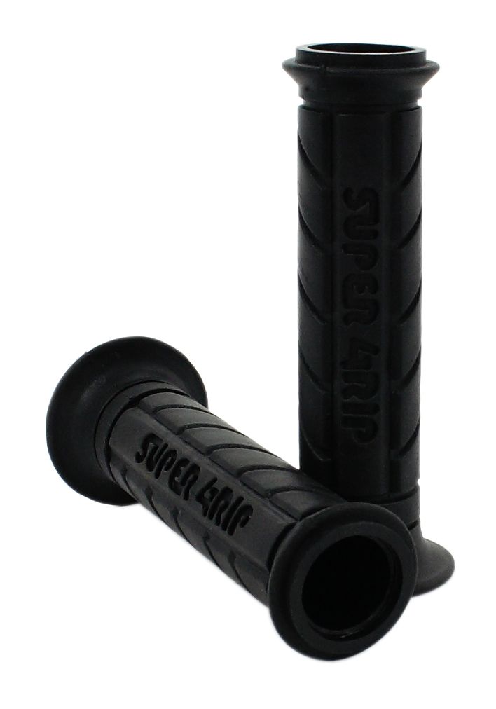 Universal Black Superbike Touring Grips 7/8"