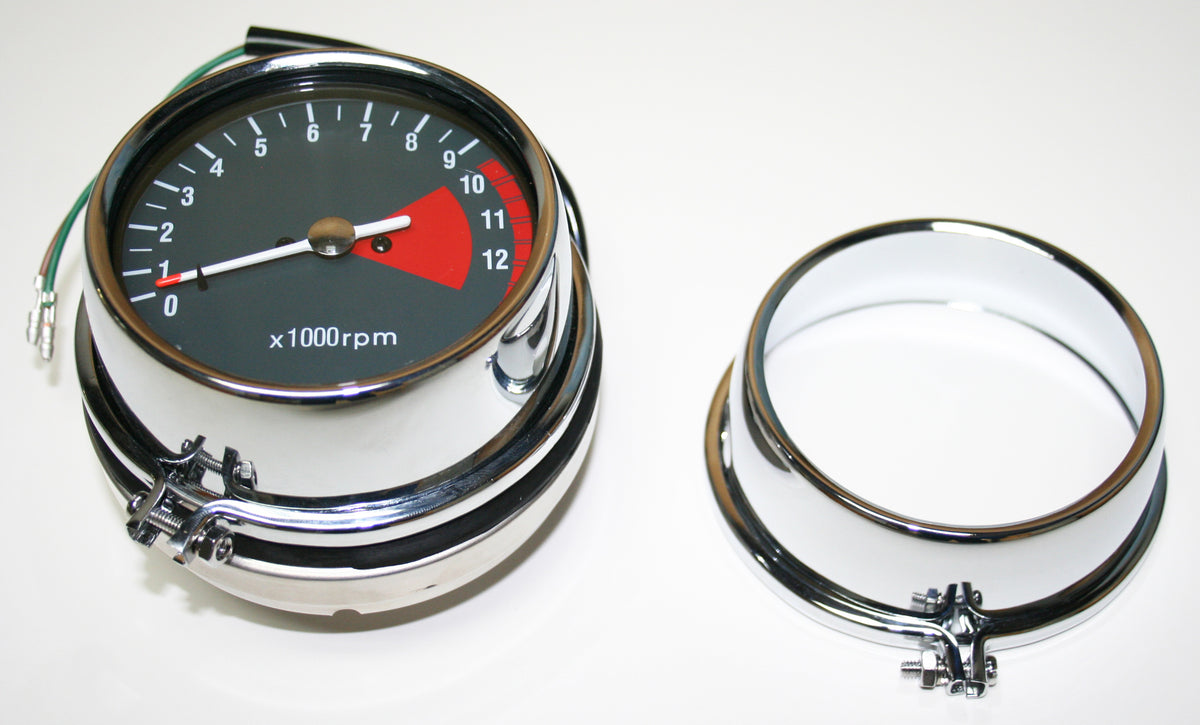 Honda CB750 CB550 CB500 Chrome Speedometer and Tachometer Cover Set