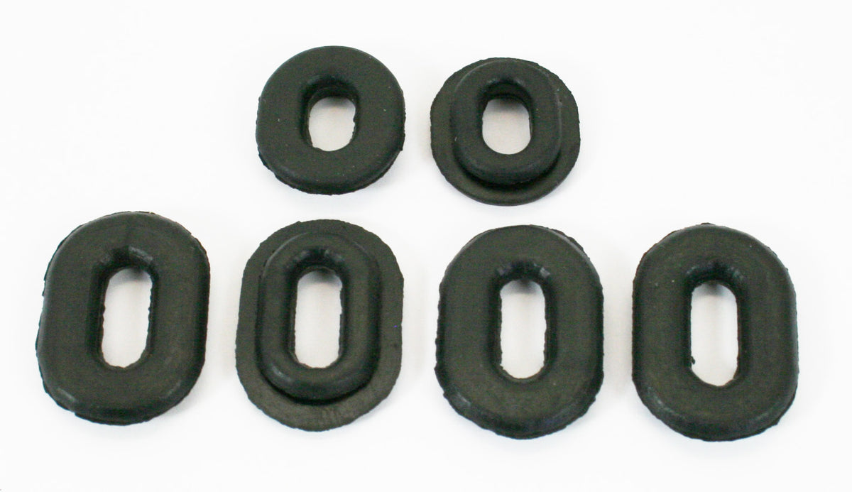 Honda CB750F CB750K Complete Sidecover Rubber Set 17247-303-000