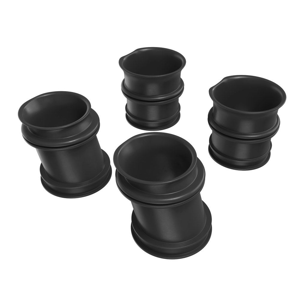 Carb Air Box Rubber Boot Set/4 (02-6555)
