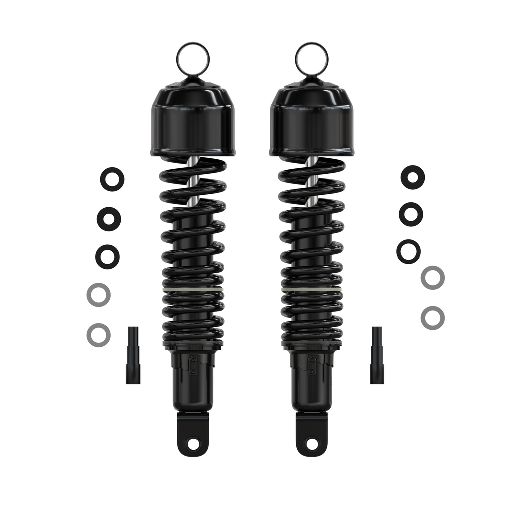 All Black Shock Absorber Set ~ 335mm Eye to Clevis - (06-3598)