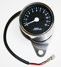 Ladda upp bild till gallerivisning, Mini Tachometer ~ Black Face Plate (03-0722)