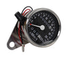 Universal Mini Speedo (KPH) - Black Face - 60KM/H = 1400 RPM