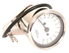Universal 4:1 Mini Tachometer - White Face - Replaces OEM 750-1000CC