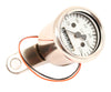 Universal Mini Speedo (MPH) - White Face - 60MPH=2240 RPM