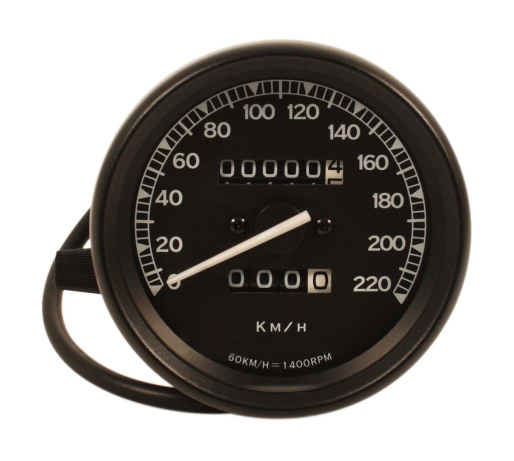 Vintage Style Speedometer (KPH)