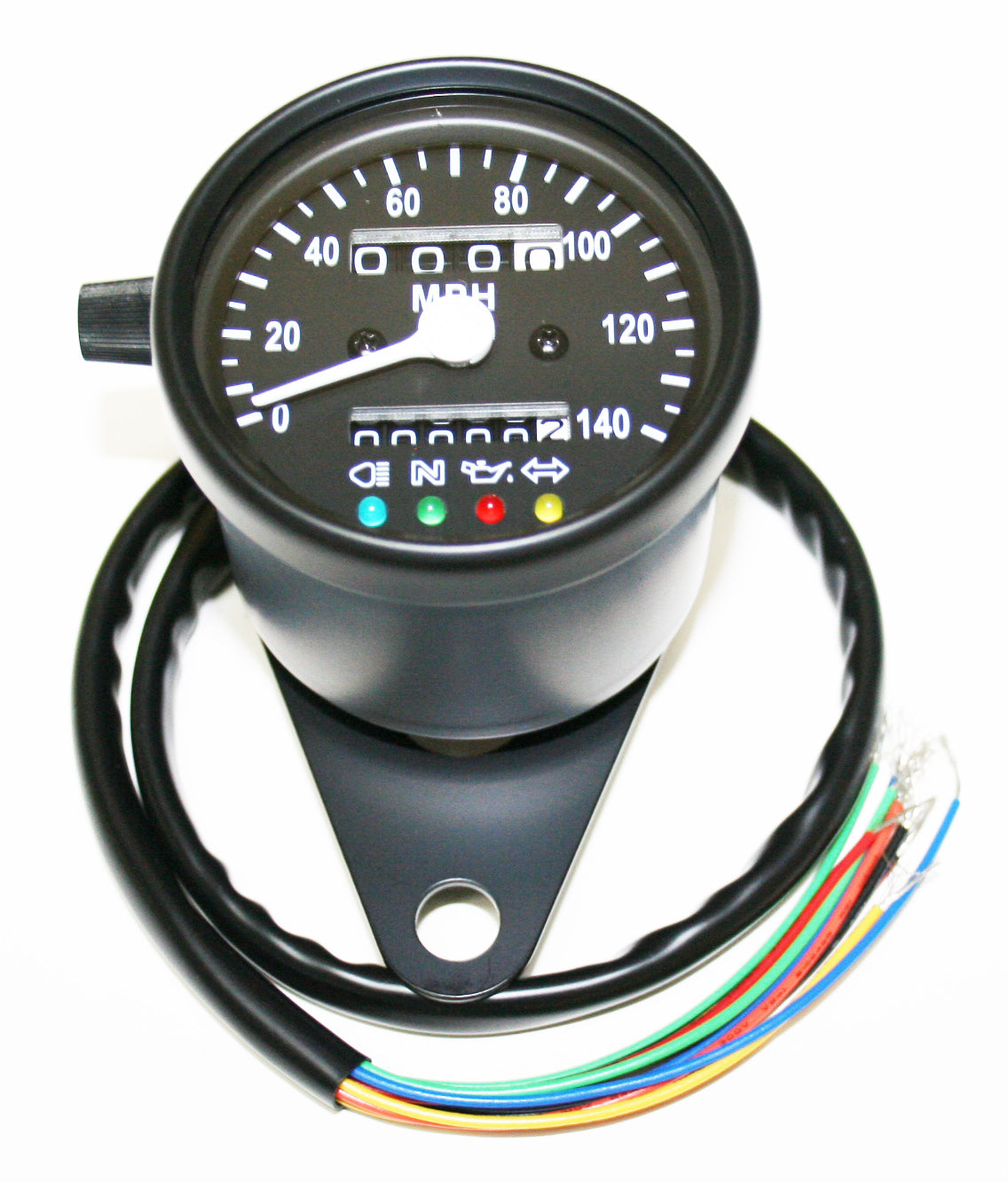 Universal 2:1 Mini Speedo (MPH) All Black 60MPH=2240RPM