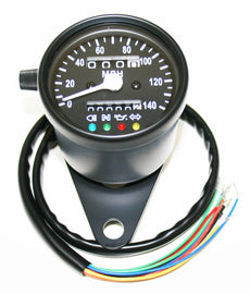 Mini Speedometer (MPH) ~ All Black (03-0773)
