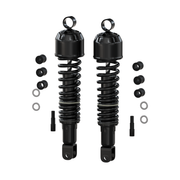 Universal All Black Shock Absorber Set 335mm Eye to Clevis