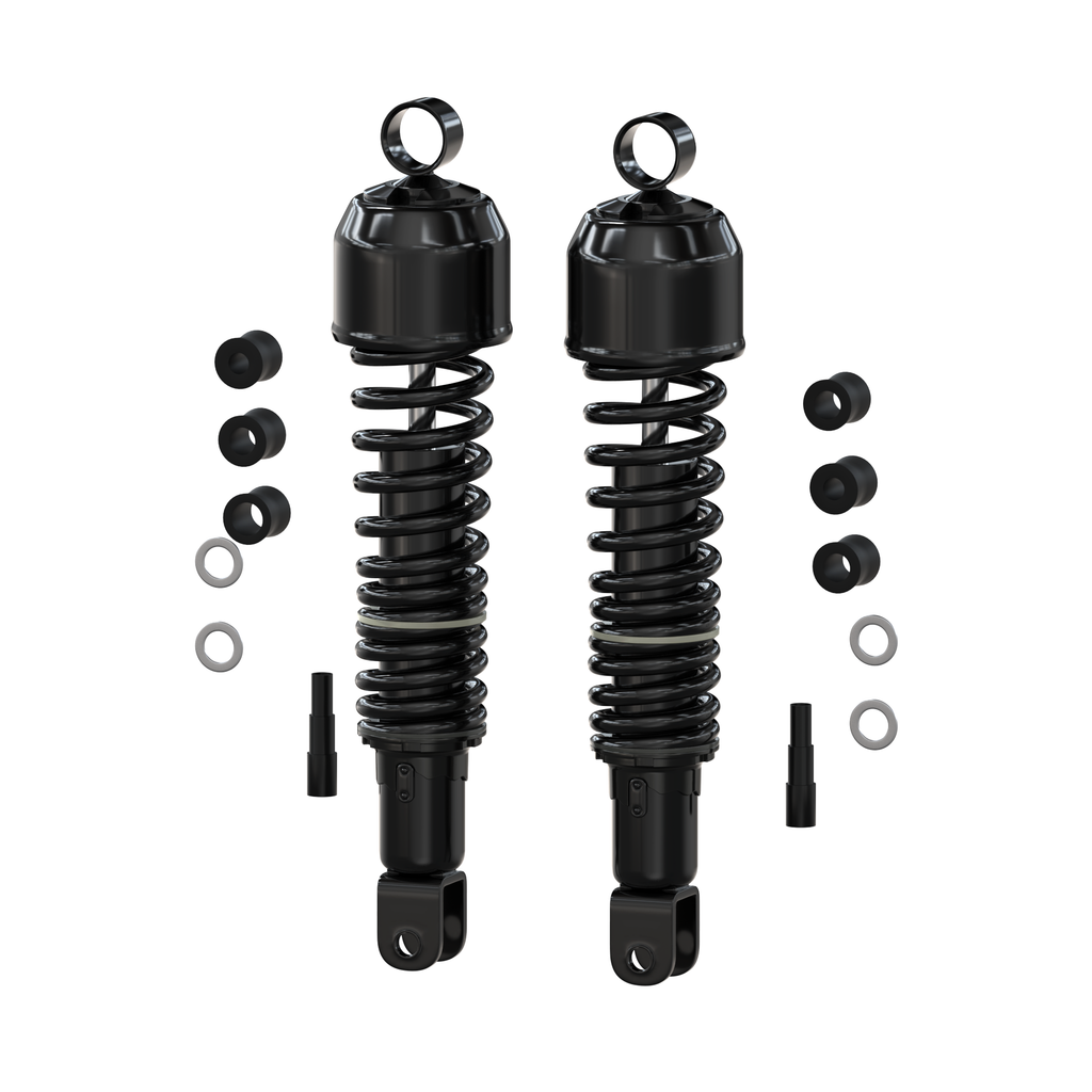 All Black Shock Absorber Set ~ 335mm Eye to Clevis - (06-3598)
