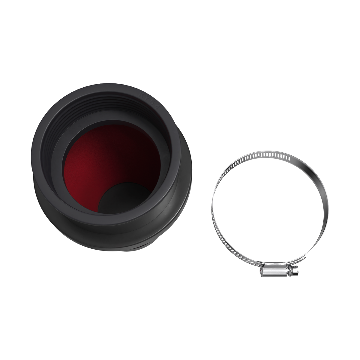Honda CB750 CB900 CB1000 54mm Round POD Air Filter Black/Red