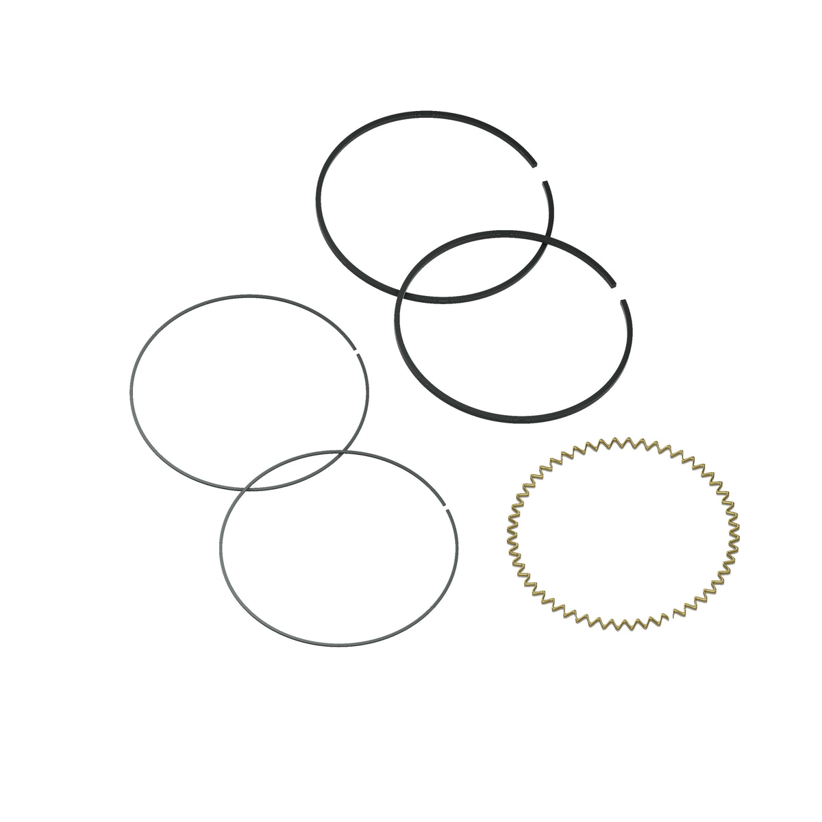 Honda CB750 DOHC 1ST oversize piston ring set +0.25mm 13021-425-004 – rendered right view