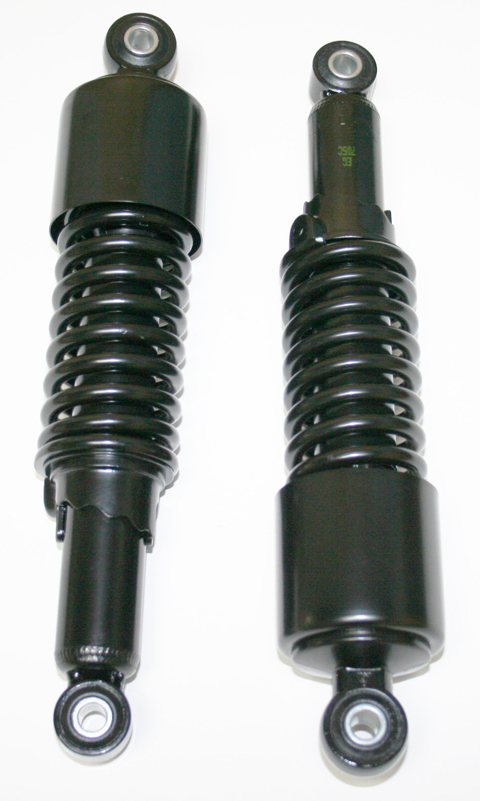Universal All Black w Short Upper Shroud Shock Absorber Set 290mm Eye to Eye