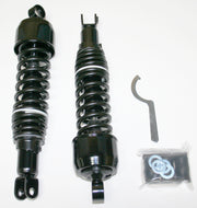 Universal All Black Shock Absorber Set 335mm Eye to Clevis