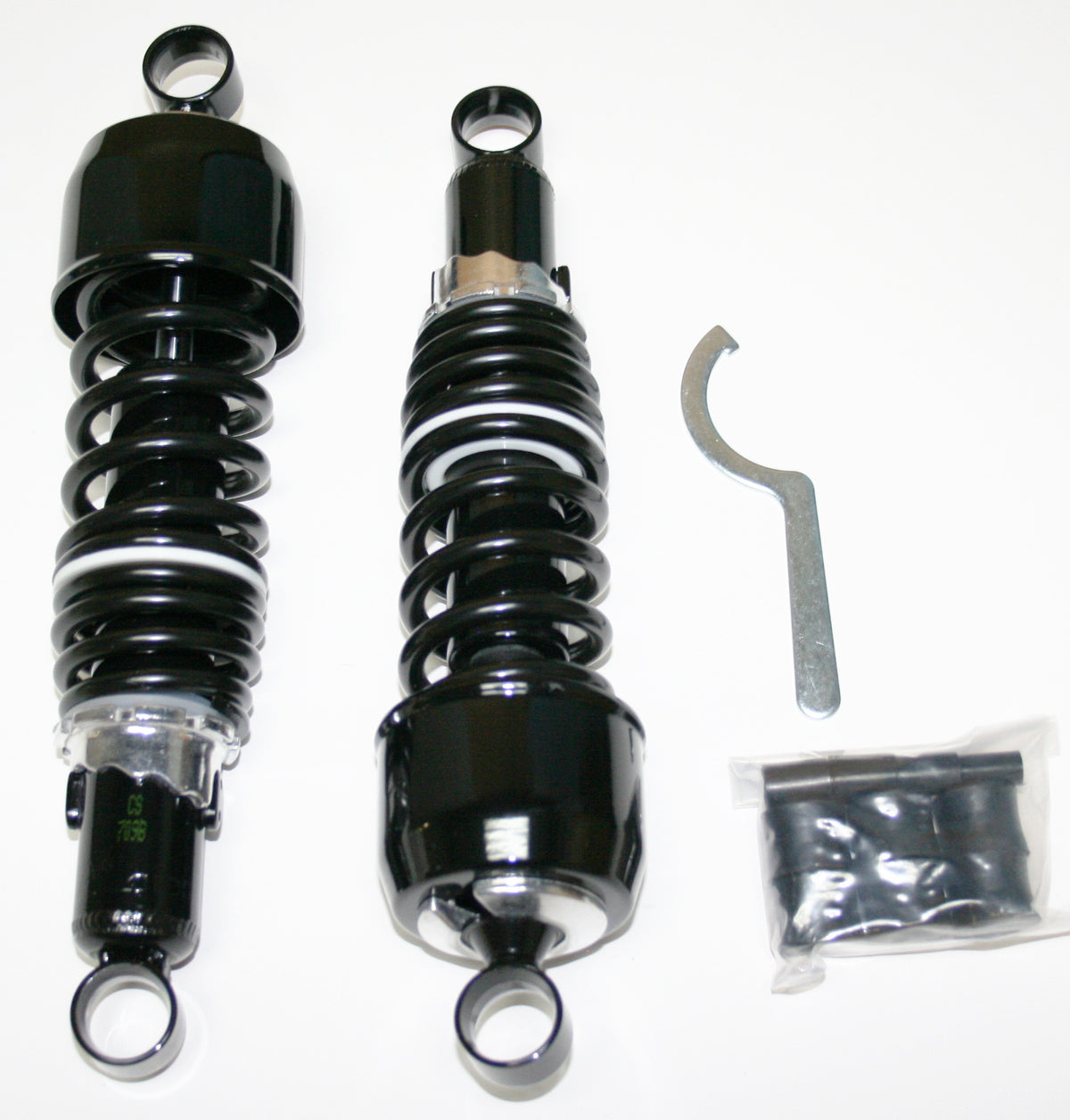 Universal All Black Shock Absorber Set 290mm Eye to Eye