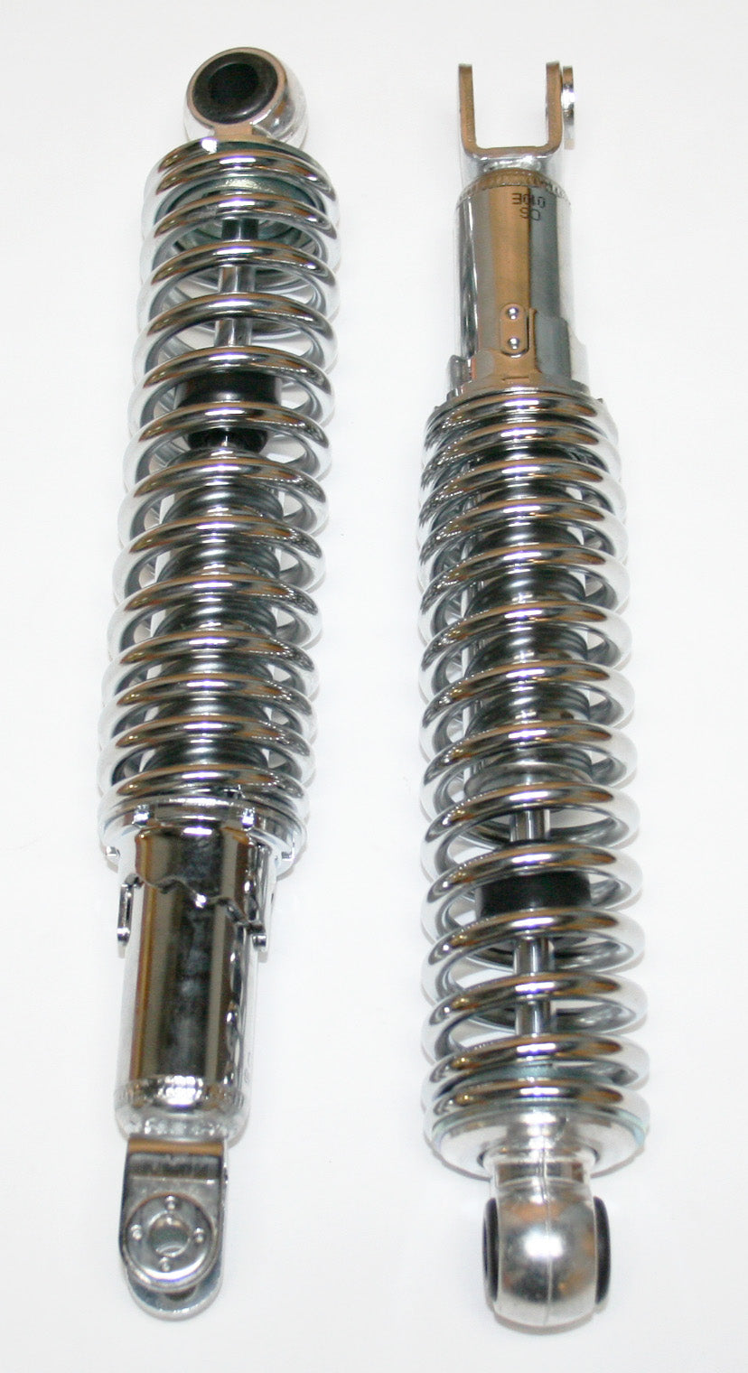 Honda CB550 CB500 CB400 Shock Absorber Set Stock Design 321mm Eye to Clevis 52400-375-000