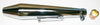 Universal Chrome Reverse Cone Shorty Muffler w Non Removeable Baffle - 19" Long