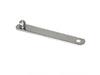 Universal 6" Hanger strap - 2 hole with nut & bolt - Chrome