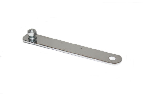 Universal 6" Hanger strap 2 hole with nut and bolt Chrome