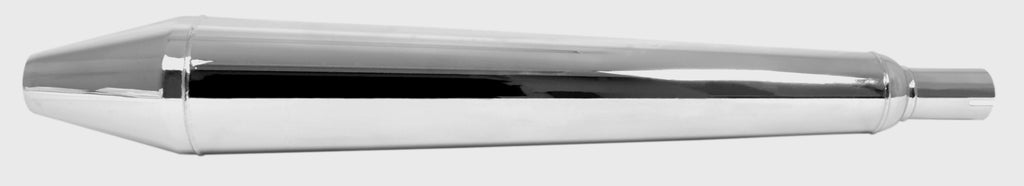 Chrome Norton Style Muffler ~ 27" Long (07-0016)