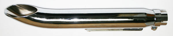 Universal Chrome Turn Out Muffler 20" Long