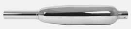Chrome Triumph Style Muffler ~ 24