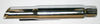 Universal Chrome Slash Cut Muffler - 15" Long