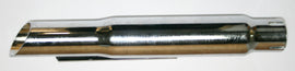 Chrome Slash Cut Universal Muffler ~ 15