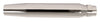 Universal Chrome Taper Tip Muffler - 15" Long