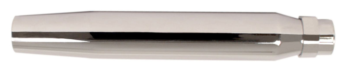 Universal Chrome Taper Tip Muffler 15" Long