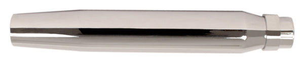 Universal Chrome Taper Tip Muffler 15" Long