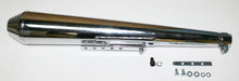 Load image into Gallery viewer, Chrome Megaphone Style Universal Muffler ~ 26&quot; Long (07-0065)