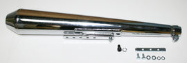 Chrome Megaphone Style Universal Muffler ~ 26