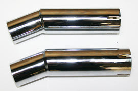 Chrome Upswept Muffler Extension Set (07-4637)