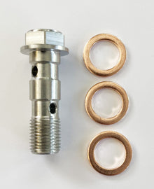 Standard Double Banjo Bolt ~ M10 X 1.0 (08-0292)